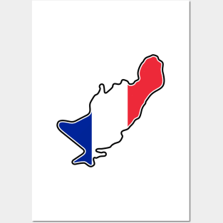 Circuit de Charade [flag] Posters and Art